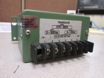 Ohio Semitronics Inc Model VTR-002D 0-300 Vac Input 0-10 Vdc Output