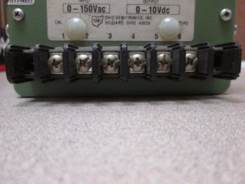 Ohio Semitronics Inc Model VTR-001D 0-150 Vac Input 0-10 Vdc Output