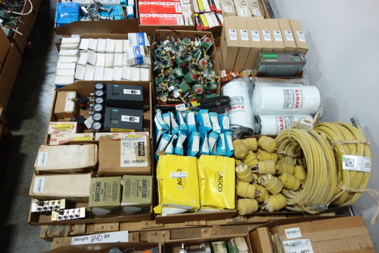 5 PALLETS OF ASSORTED INDUSTRIAL SURPLUS