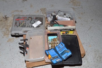 Steel & Concrete Drill Bits , Angle Grinder with Heads, Tool Set for Crafters
