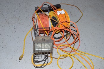 Extension Cords & Shop Light