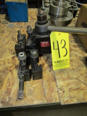 Dual Tool Post W/ 4 Tool Holders