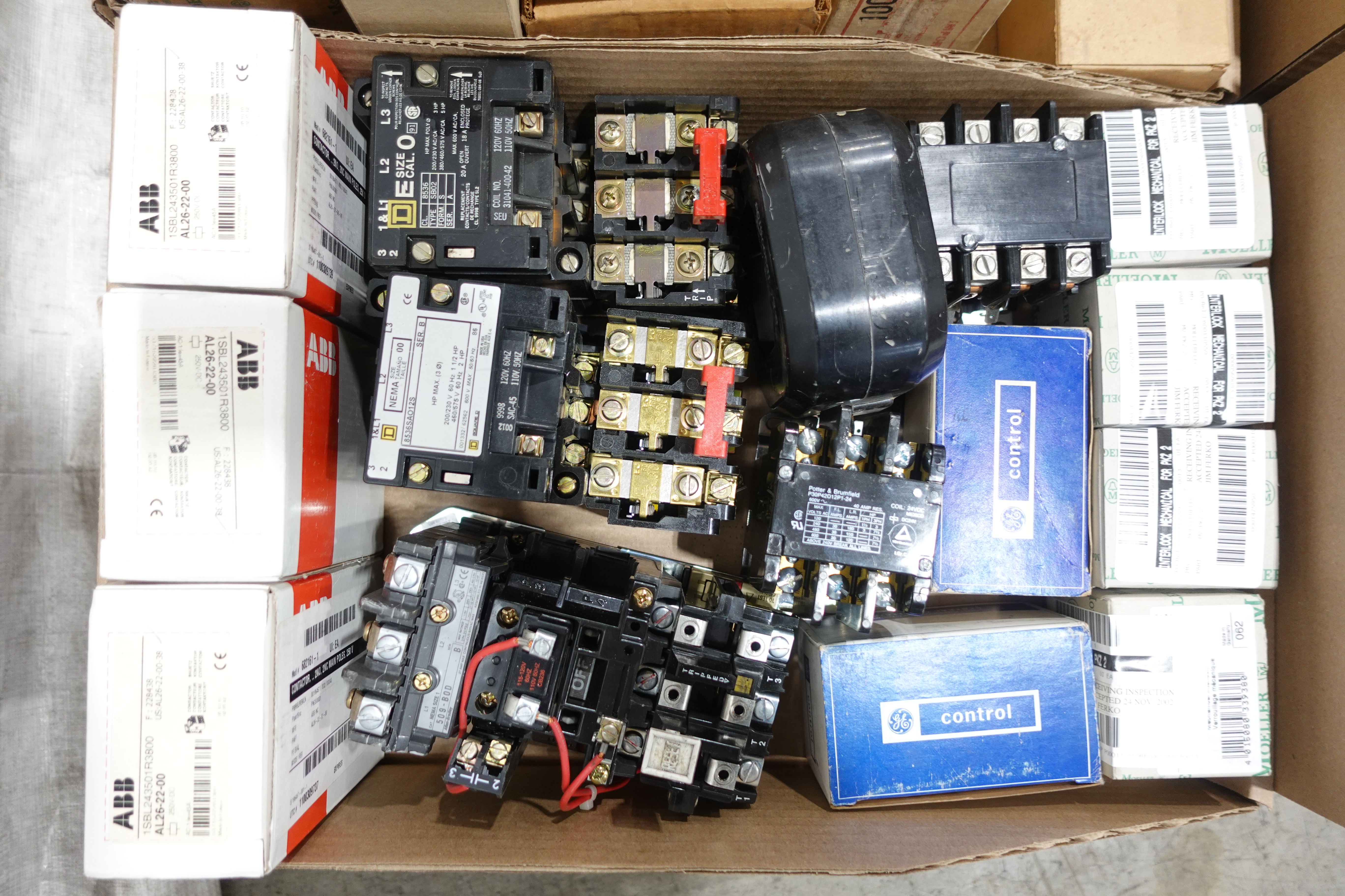 SKU 1726478 - 2 PALLETS OF ASSORTED MOTOR STARTERS, CONTACTORS AND ...