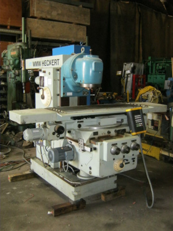 WMW HECKERT UNIVERSAL HORIZONTAL MILLING MACHINE WITH VERTICAL HEAD