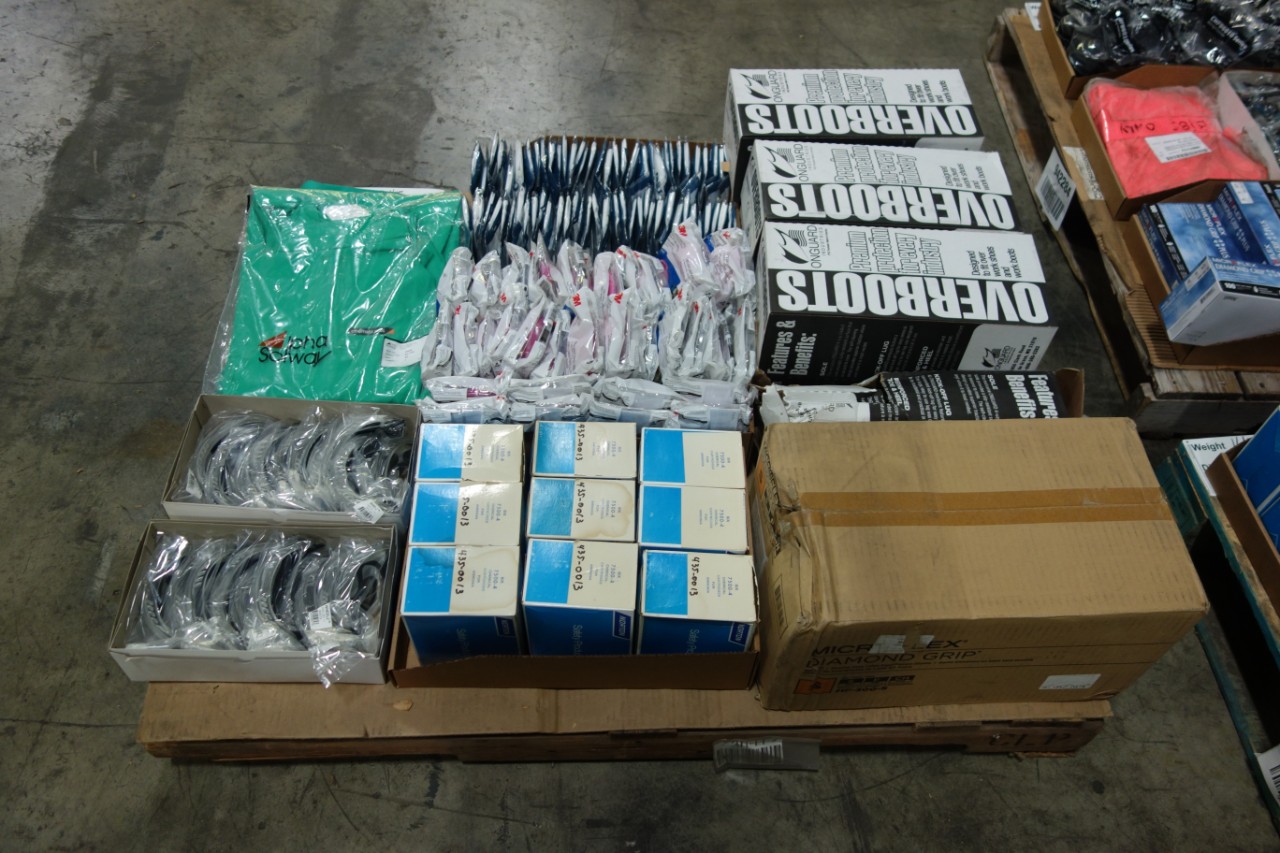 3 PALLETS OF ASSORTED PPE