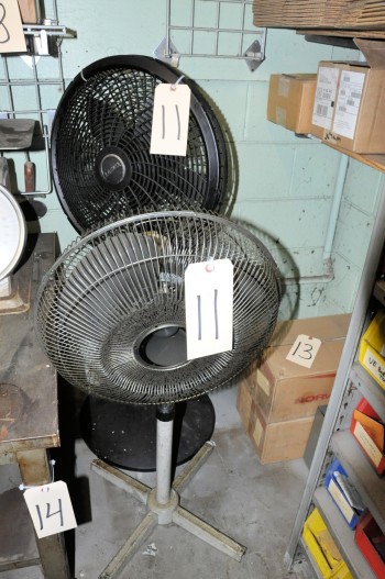 Lot-(2) Pedestal Office Fans