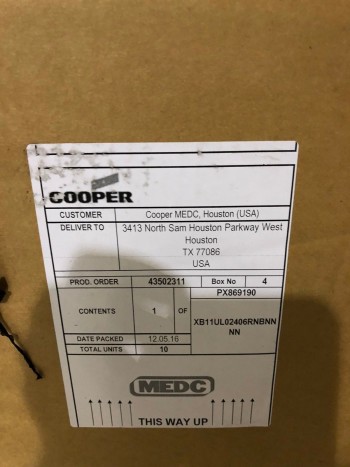 COOPER MEDC XB11 Range - 5 JOULE XENON STROBES 10 units LOT