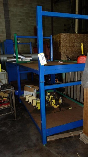 2 SECTIONS OF STEEL RACKING