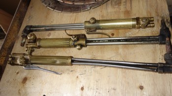 LOT OF 3 VICTOR ACETYLNE PROPANE OXYGEN TORCH