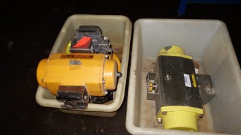 LOT OF 3 ASSORTED PNEUMATICS VALVE ACTUATORS, EL-O-MATIC, FISHER DVC6030F