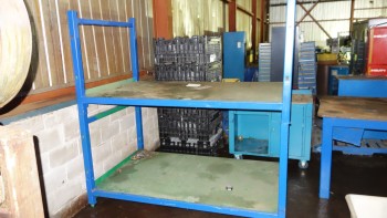 2 LEVEL STEEL STORAGE RACKING