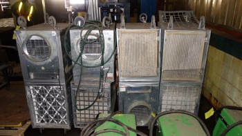 LOT OF 8 OMNI-AIRE 2000C 115V-AC AIR FILTRATION SYSTEM