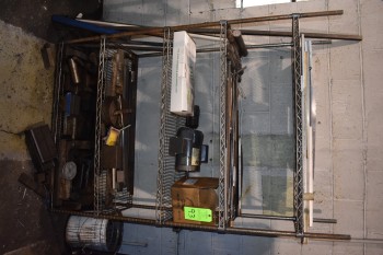 Metal Rack w/ Contents