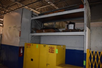 Metal Rack w/ Contents