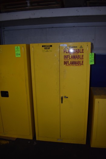 JustRite Flammable Liquid Storage Cabinet w/contents