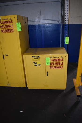 JustRite Flammable Liquid Storage Cabinet w/contents