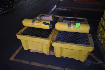 Lot of (2) Eagle Containment Spill Tanks, (2) Ultra Drain Seals