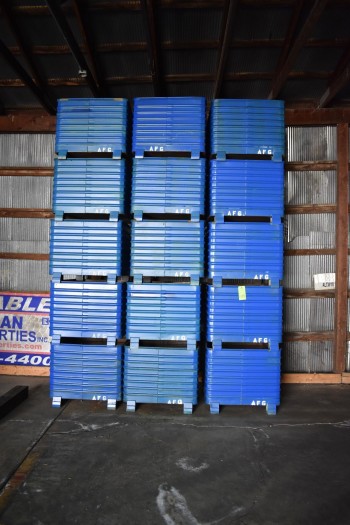 Lot of (15) Steel Totes 32\