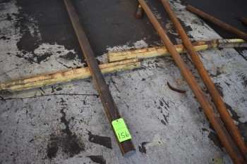 Lot of Approx. (12) Solid Steel Bar, varous s Lengths,