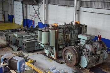 3000 ton Aida model FMX-L2-(2)-221-135, LInk Motion 2 point Mechanical press