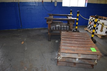 Steel Pallet Totes w/ Misc. Scrap Steel