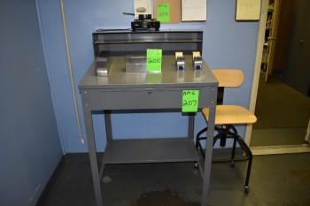 Managers Desk w/ Wood Shop Chair