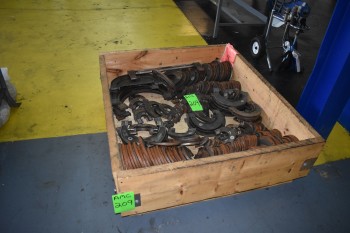 Crate w/ Contents, Various sized Gages
