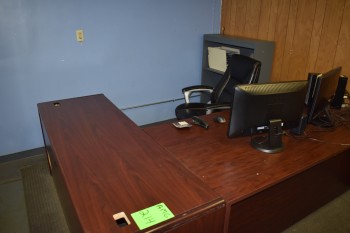 Office w/ Contents, Desk, Chair, White board, Metal File Cabinet