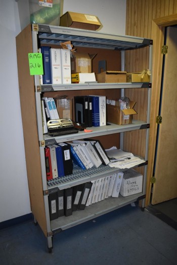 (2) Tables & Shelving unit