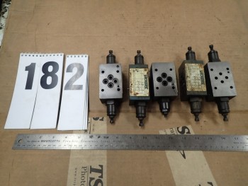 5 Pcs Sperry Vickers Hyd Valves 4x DGMFN-3-Y-A2W-B2W-21 1x DGMFN-3-Y-B2W-20