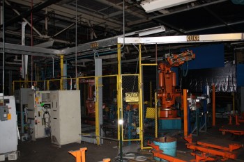 Glass area robot cells complete