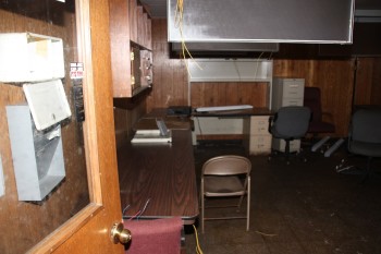 Contents of all 3 levels file cabinets, desks, tables