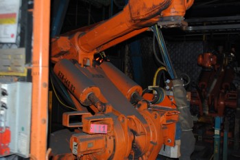 ABB IRB 6400 Industrial Robot with Welder