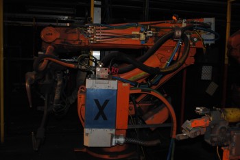 ABB IRB 6400 Industrial Robot with Welder