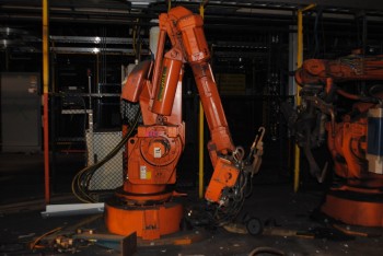 ABB IRB 6400 Industrial Robot with Welder