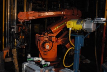 ABB IRB 6400 Industrial Robot with Welder