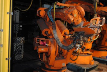 ABB IRB 6400 Industrial Robot with Welder