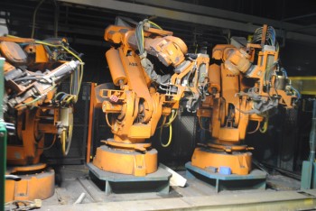 ABB IRB 6400 Industrial Robot with Welder