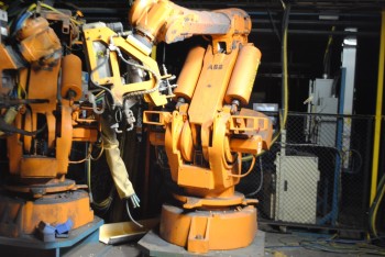ABB IRB 6400 Industrial Robot with Welder