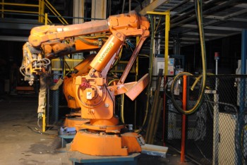 ABB IRB 6400 Industrial Robot with Welder
