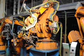 ABB IRB 6400 Industrial Robot with Welder