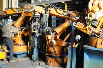ABB IRB 6400 Industrial Robot with Welder