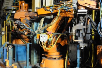 ABB IRB 6400 Industrial Robot with Welder
