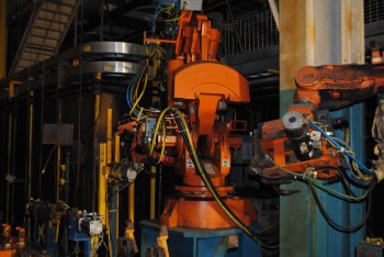 ABB IRB 6400 Industrial Robot with Welder