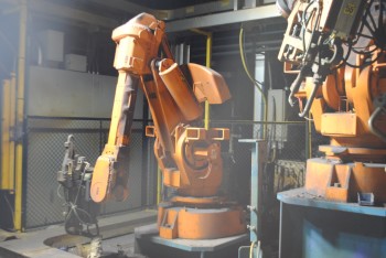 ABB IRB 6400 Industrial Robot with Welder