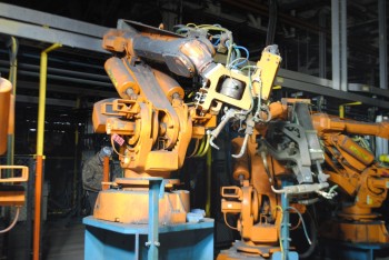 ABB IRB 6400 Industrial Robot with Welder
