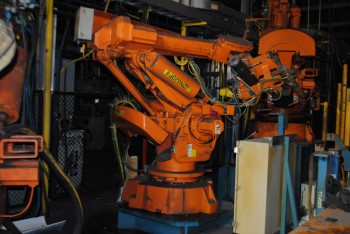 ABB IRB 6400 Industrial Robot with Welder