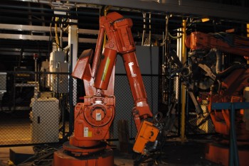 ABB IRB 6400 Industrial Robot with Welder