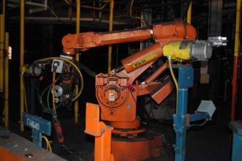 ABB IRB 6400 Industrial Robot with Welder