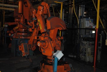 ABB IRB 6400 Industrial Robot with Welder